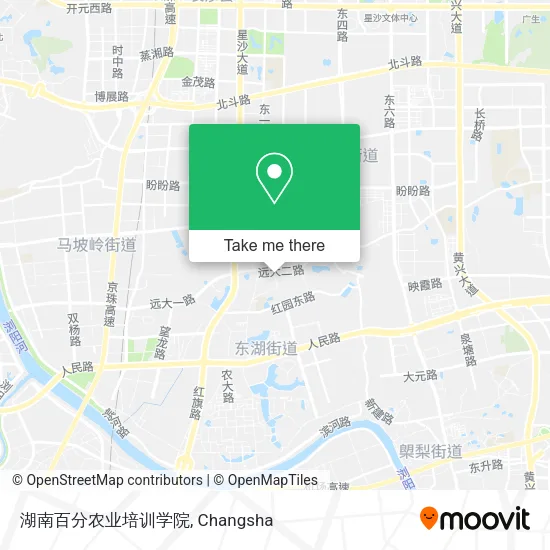 湖南百分农业培训学院 map