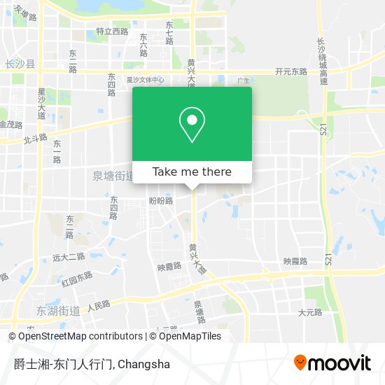 爵士湘-东门人行门 map