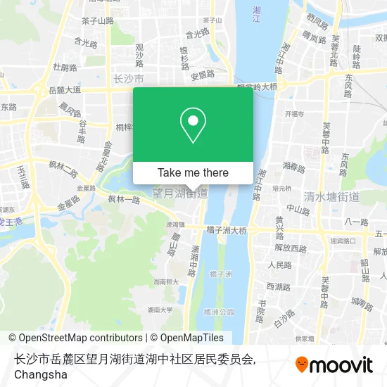 长沙市岳麓区望月湖街道湖中社区居民委员会 map
