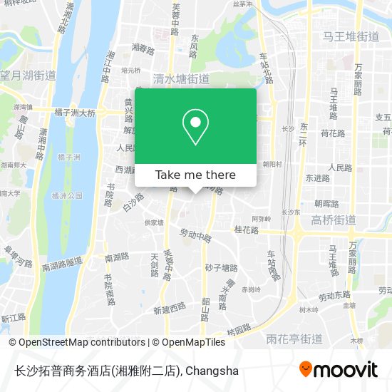 长沙拓普商务酒店(湘雅附二店) map