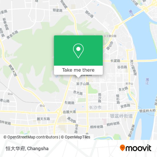 恒大华府 map