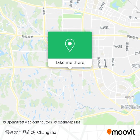 雷锋农产品市场 map