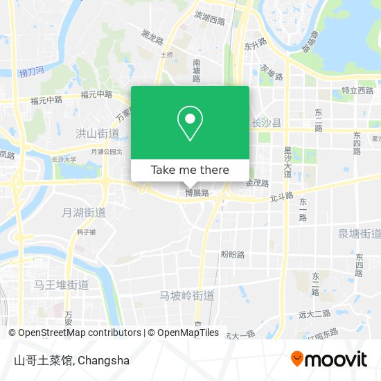 山哥土菜馆 map