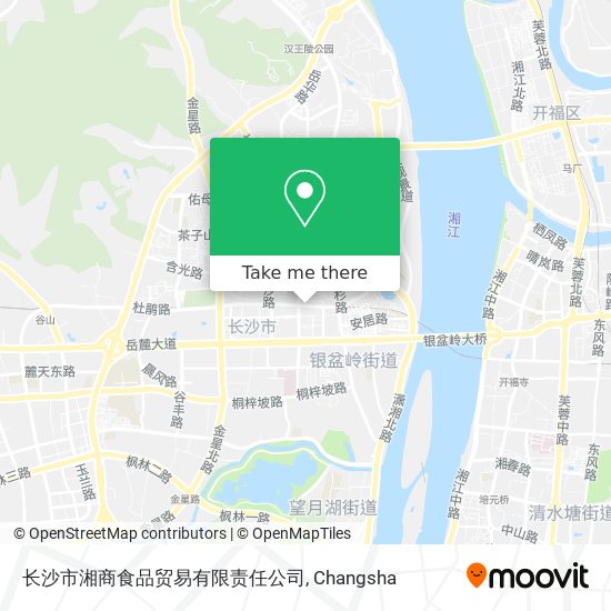 长沙市湘商食品贸易有限责任公司 map