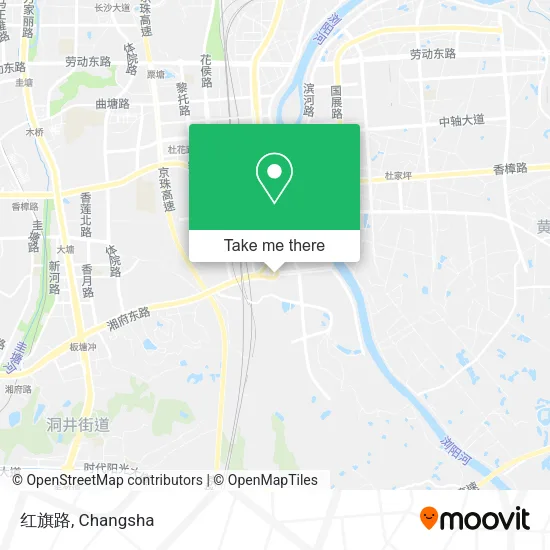 红旗路 map