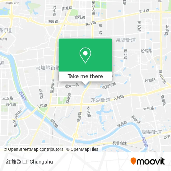 红旗路口 map