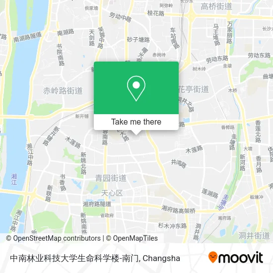 中南林业科技大学生命科学楼-南门 map