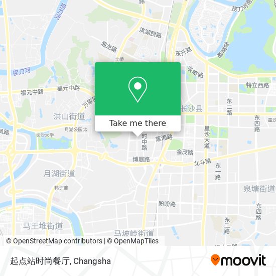 起点站时尚餐厅 map
