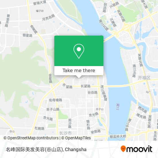 名峰国际美发美容(谷山店) map