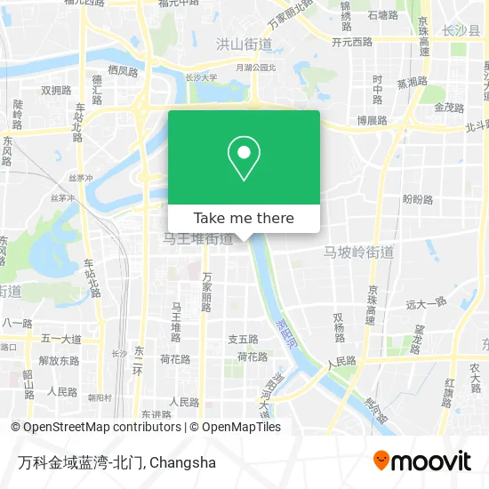 万科金域蓝湾-北门 map