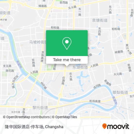 隆华国际酒店-停车场 map