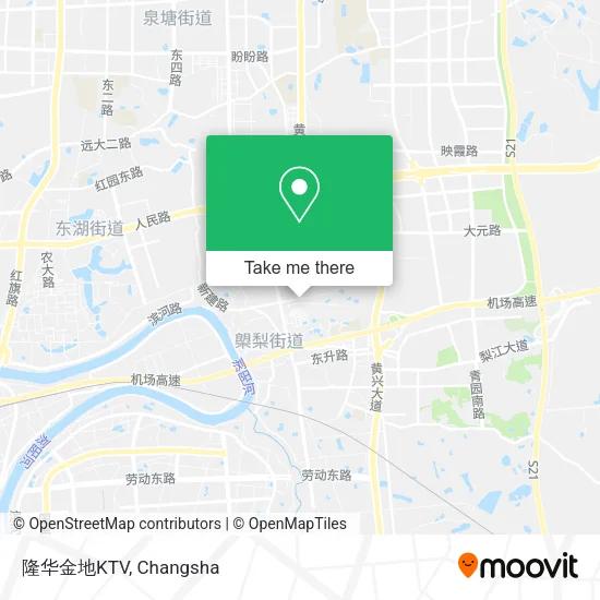 隆华金地KTV map