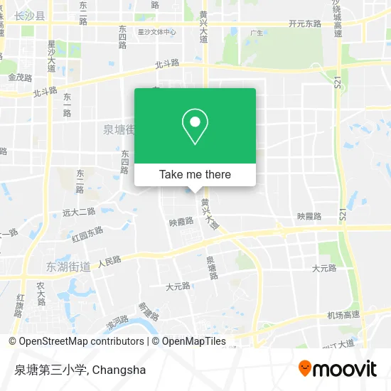 泉塘第三小学 map