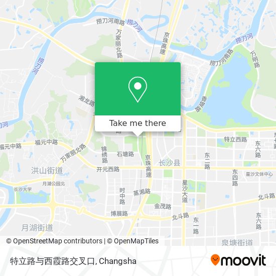 特立路与西霞路交叉口 map