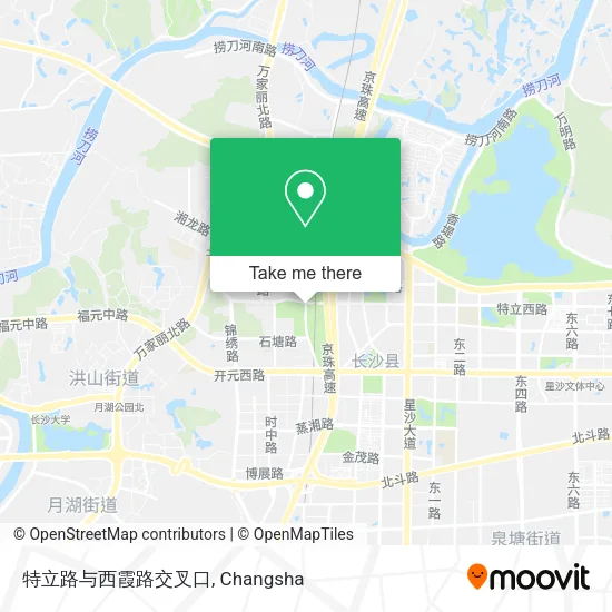 特立路与西霞路交叉口 map