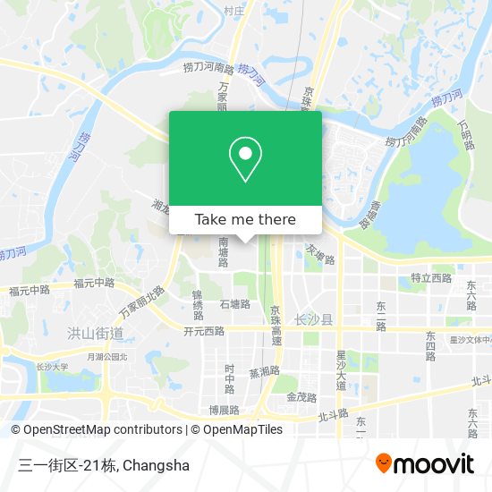三一街区-21栋 map