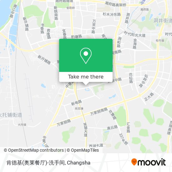 肯德基(奥莱餐厅)-洗手间 map