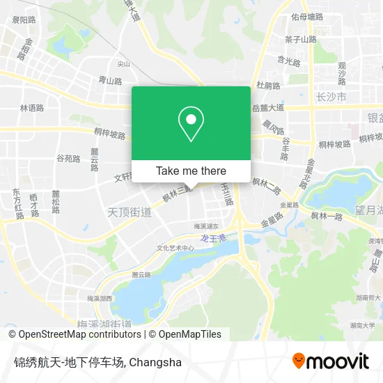 锦绣航天-地下停车场 map