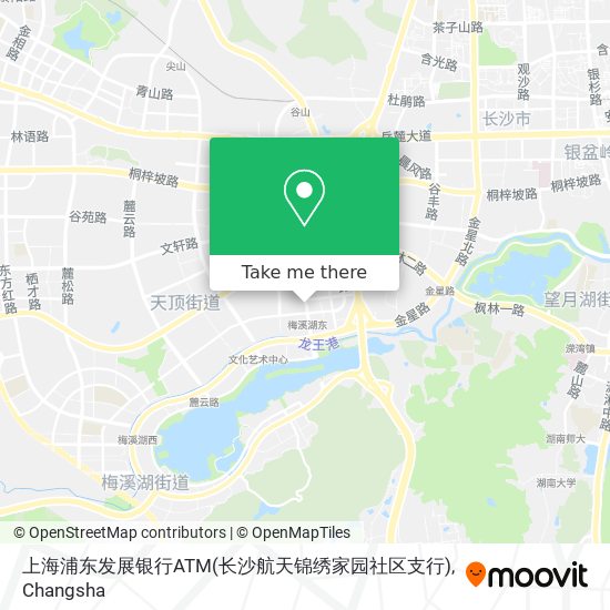 上海浦东发展银行ATM(长沙航天锦绣家园社区支行) map