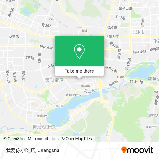 我爱你小吃店 map