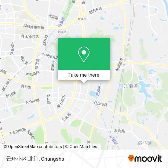 景环小区-北门 map