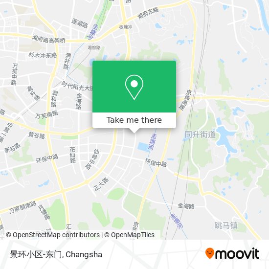 景环小区-东门 map