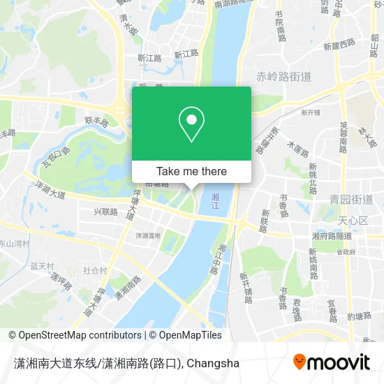 潇湘南大道东线/潇湘南路(路口) map