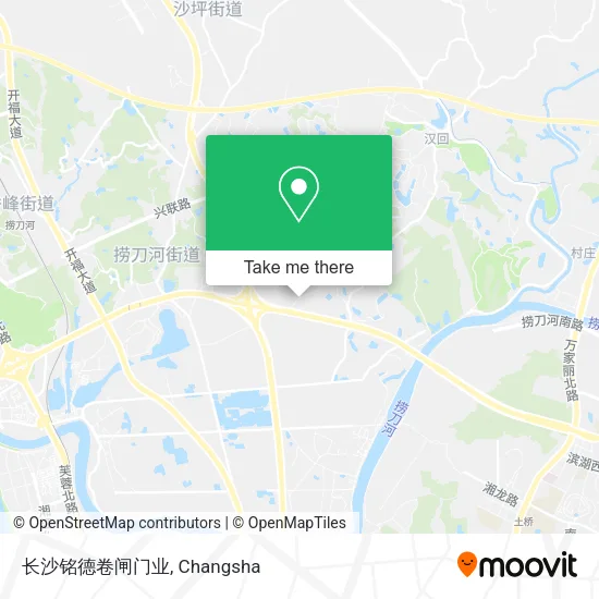 长沙铭德卷闸门业 map