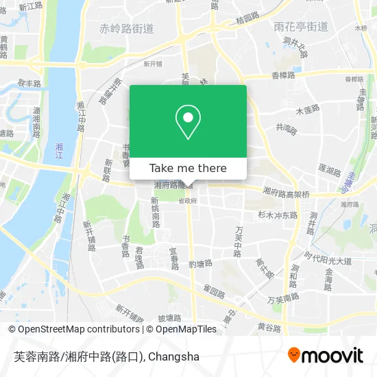 芙蓉南路/湘府中路(路口) map