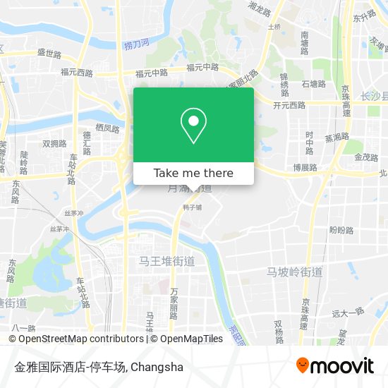金雅国际酒店-停车场 map