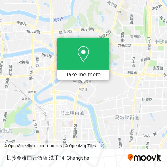 长沙金雅国际酒店-洗手间 map