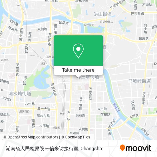 湖南省人民检察院来信来访接待室 map