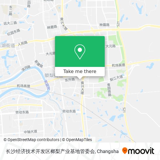 长沙经济技术开发区榔梨产业基地管委会 map