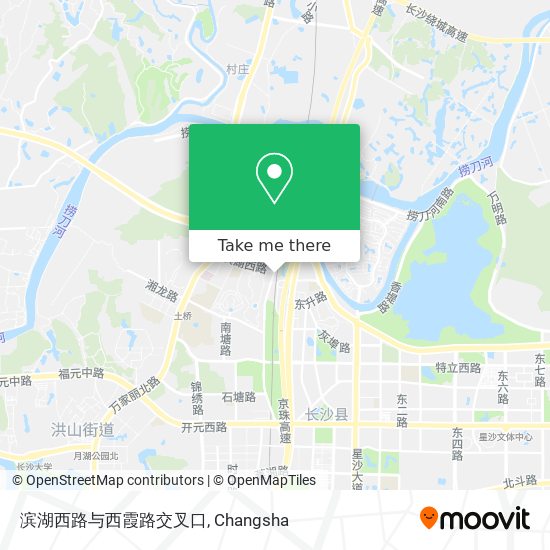 滨湖西路与西霞路交叉口 map