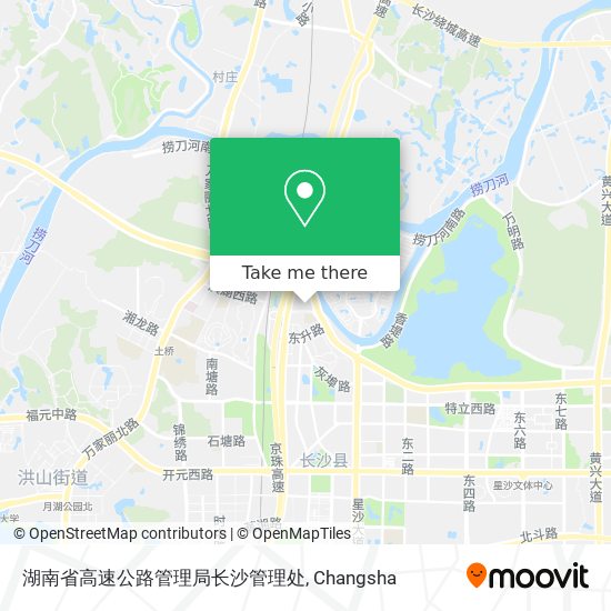 湖南省高速公路管理局长沙管理处 map