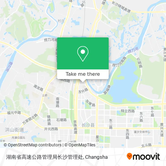 湖南省高速公路管理局长沙管理处 map