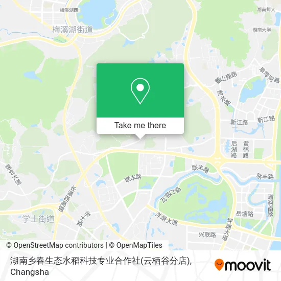 湖南乡春生态水稻科技专业合作社(云栖谷分店) map