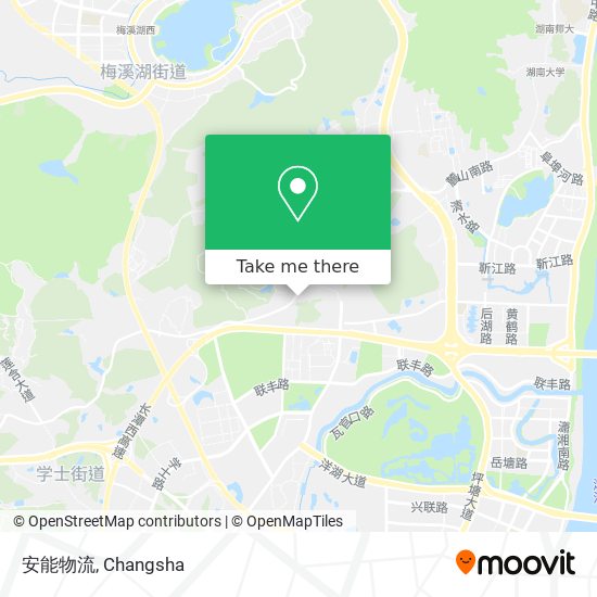 安能物流 map