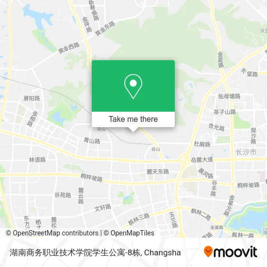 湖南商务职业技术学院学生公寓-8栋 map