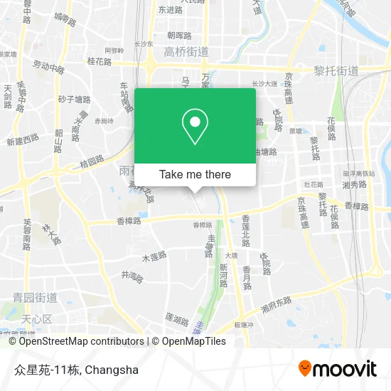 众星苑-11栋 map