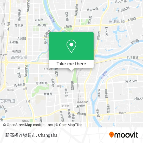 新高桥连锁超市 map