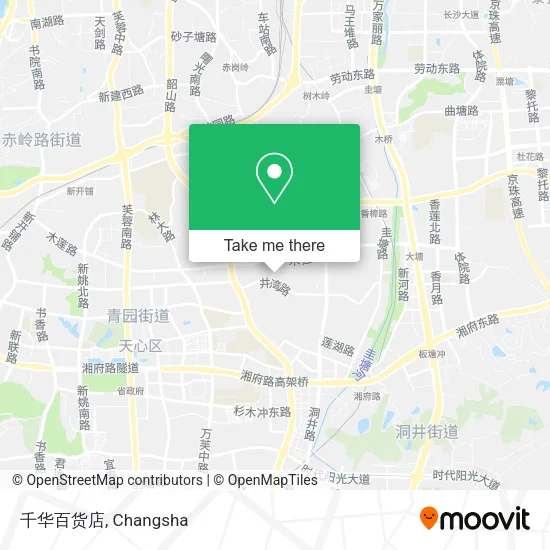 千华百货店 map