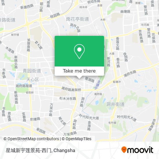 星城新宇莲景苑-西门 map
