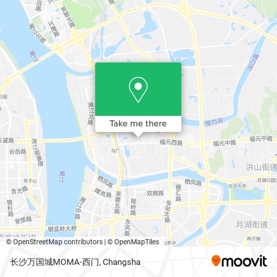 长沙万国城MOMA-西门 map