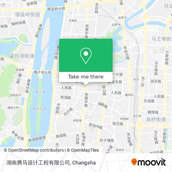 湖南腾马设计工程有限公司 map