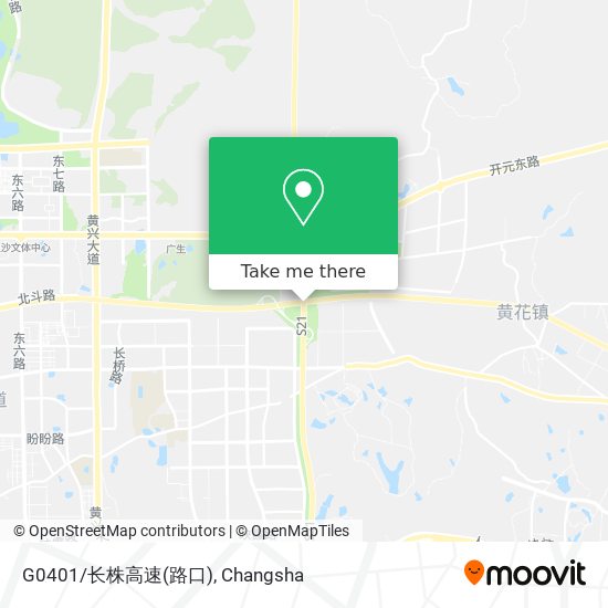 G0401/长株高速(路口) map