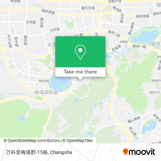 万科里梅溪郡-15栋 map