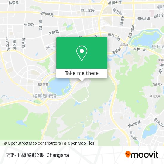 万科里梅溪郡2期 map
