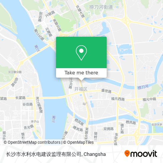 长沙市水利水电建设监理有限公司 map