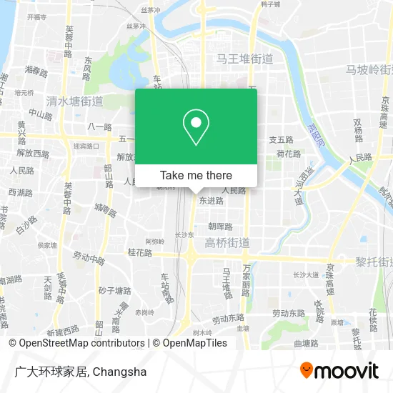 广大环球家居 map